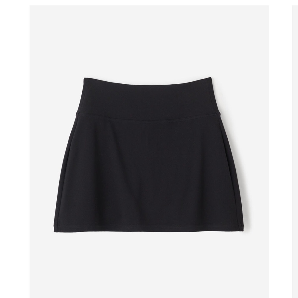Roots Black Mini A-Line Skort
